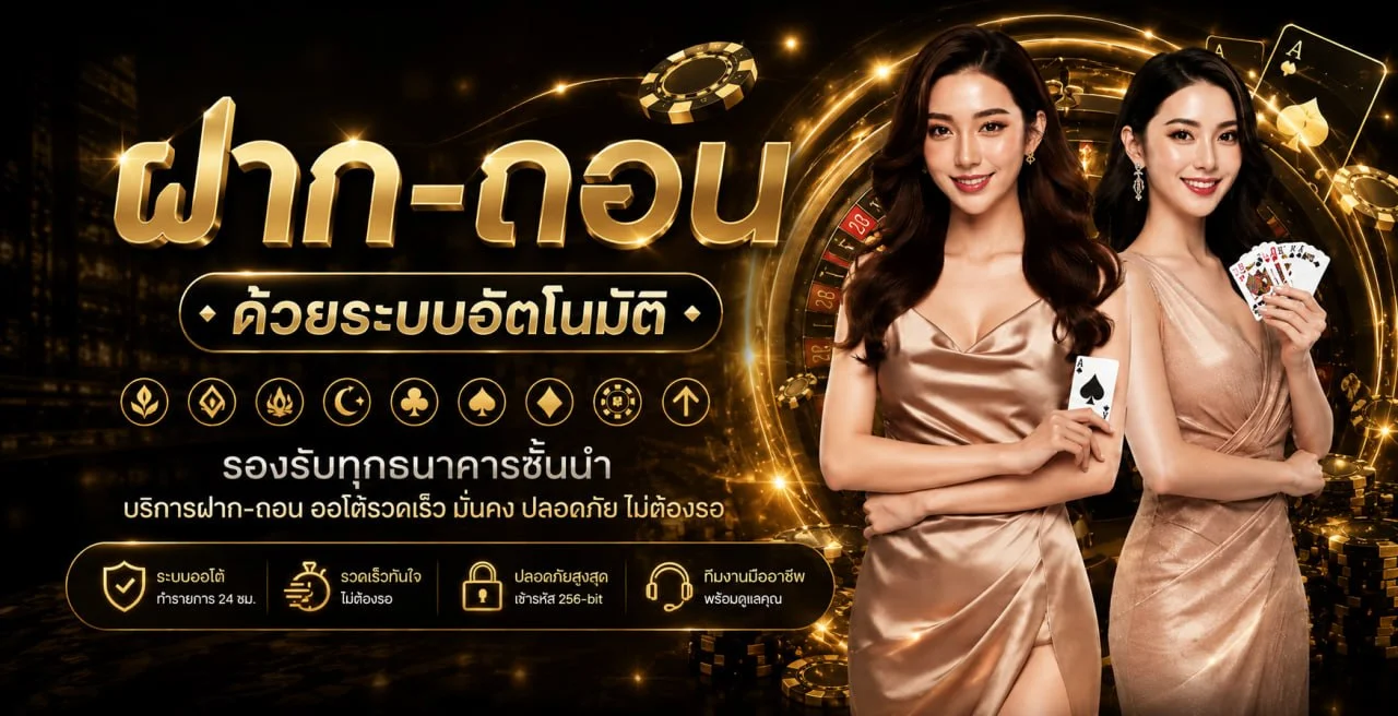 ระบบฝากถอนออโต้ SUPER RICH 168 รวดเร็วปลอดภัย